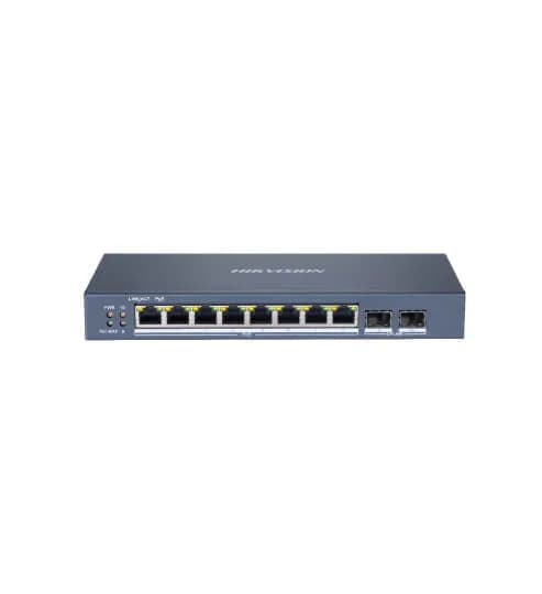 SMART SWITCH ADMINIS 8 POE ALL 1000M (1G) + 2 UP FIBRA OPTICA GIGABITE – VLAN – PROYECTOS