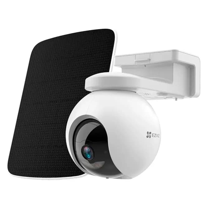 CAM IP PT 4K EXT CON BATERIA 10,400MAH WIFI Y PANEL SOLAR