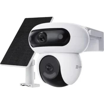 CAM IP PT LENTE DUAL EXTERIOR 4MP + 4MP + PANEL SOLAR