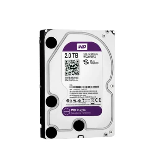 DISCO DURO PURPLE WD 2 TERA SATA